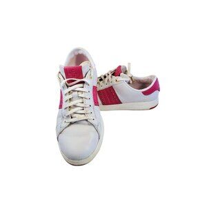 Cole Haan GrandSeries Women’s Sneakers 8B White Pink Leather Comfort Shoes